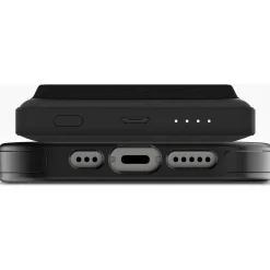 Mophie snap+ juice pack Magnetic Wireless Charger with Mini Wallet, 5000 mAh, Black (401108985)