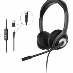 Morpheus 360 Connect Stereo Computer Headset, Unified Communcations Certified, Black (HS5600SU)