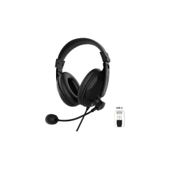 Morpheus 360 Deluxe Multimedia Stereo USB Headset Over Ear Black (HS3500SU)