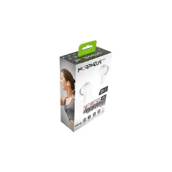 Morpheus 360 Nemesis Wireless Active Noise Canceling Earbuds, Bluetooth, White (TW2750W)