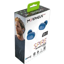 Morpheus 360 Spire Wireless Earbuds, Bluetooth, Island Blue (TW1500L)