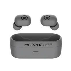 Morpheus 360 Spire Wireless Earbuds, Bluetooth, Slate Gray (TW1500G)