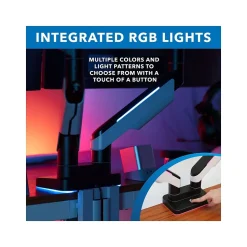 Mount-It! Adjustable Dual Monitor Arm, Up to 35