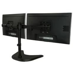 Mount-It! Adjustable Dual Monitor Freestanding Desk Stand, Up to 27
