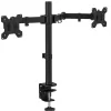 Mount-It! Adjustable Dual Monitor Arm Mount, Up To 32" Monitor, Black (MI-2752)