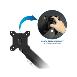 Mount-It! Adjustable Dual-Monitor Mount, Up to 35