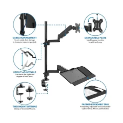 Mount-It! Adjustable Monitor Mount, Up to 32