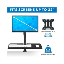 Mount-It! Adjustable Monitor Mount, Up to 32