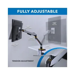 Mount-It! Adjustable Monitor Arm, Up to 49