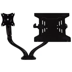 Mount-It! Adjustable Mounts, Up to 27" Monitor, Black (MI-6352LTMN)