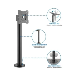 Mount-It! Adjustable POS Monitor Mount, Up to 23