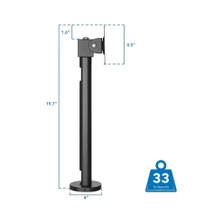 Mount-It! Adjustable POS Monitor Mount, Up to 23