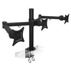 Mount-It! Adjustable Triple Monitor Mount, Up to 32