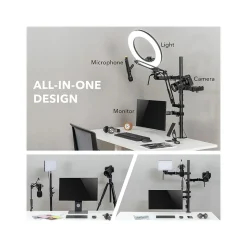 Mount-It! All-in-One Adjustable Studio Camera Setup Single Mount, Up to 32
