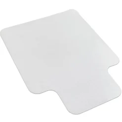 Mount-It! Carpet Chair Mat with Lip, 35.5" x 47", Clear Vinyl (MI-7817)