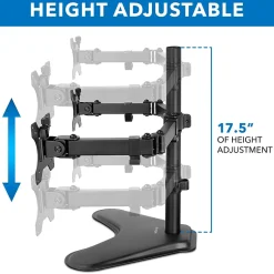 Mount-It! Dual Adjustable Monitor Arm, Up To 32