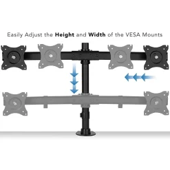 Mount-It! Dual Monitor Desk Mount for 13