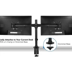 Mount-It! Dual Monitor Desk Mount for 13