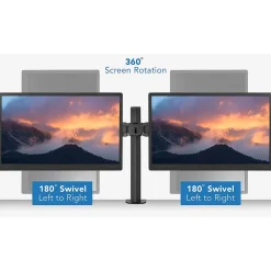 Mount-It! Dual Monitor Mount, Up To 27
