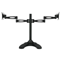 Mount-It! Dual Monitor Stand, Up To 27" Monitors, Black (MI-792)