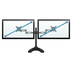 Mount-It! Dual Monitor Stand, Up To 27