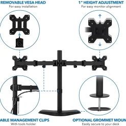 Mount-It! Dual Monitor Stand for 19