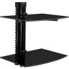 Mount-It! Floating Wall Mounted Shelf Bracket Stand, Black (MI-892)