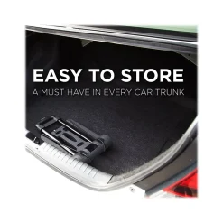 Mount-It! Folding Luggage Cart and Dolly, 77 lb. Capacity, Black/Yellow (MI-912)