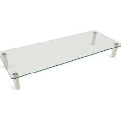 Mount-It! Glass Monitor Riser, 22" Wide, Clear (MI-7263)