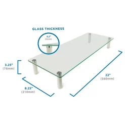 Mount-It! Glass Monitor Riser, 22