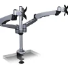 Mount-It! Modular Desk Mount Adjustable Monitor Arm, Up to 27" Monitors, Gray/Silver (MI-45116)