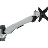 Mount-It! Modular Mount Adjustable Monitor Arm, Up to 24" Monitors, Gray/Silver (MI-34114)