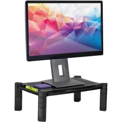 Mount-It! Printer and Monitor Stand Height Adjustable, Holds Up to 22 lbs., Black (MI-7851)