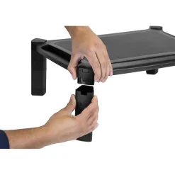 Mount-It! Printer and Monitor Stand Height Adjustable, Holds Up to 22 lbs., Black (MI-7851)