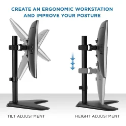 Mount-It! Single Monitor Mount Desk Stand For 22