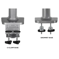 Mount-It! Sit Stand Desk Mount Workstation, Dual Monitor Standing Desk Converter, Full Motion Arm, Height Adjustable (MI-7904)