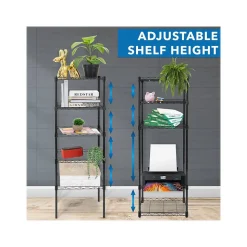 Mount-It! 5-Tier Metal Shelving Unit, 17
