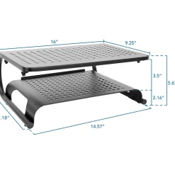 Mount-It! 2-Tier Monitor Stand, Up to 32