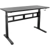 Mount-It! 55"W Manual Adjustable Standing Desk, Black (MI-7981)