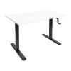 Mount-It! 48"W Manual Adjustable Standing Desk, White/Black (MI-18069)
