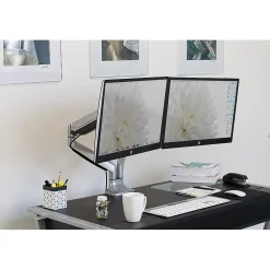 Mount-lt! Adjustable Dual Monitor Arm Mount, Up To 32