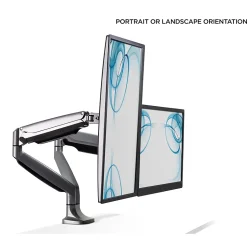 Mount-lt! Adjustable Dual Monitor Arm Mount, Up To 32