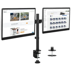 Mount-lt! Adjustable Full Motion Monitor Arm Mount, Up to 32
