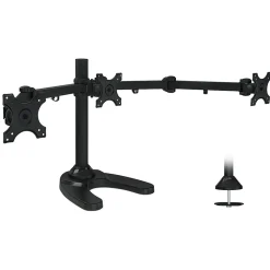 Mount-lt! Adjustable Monitor Mount, Up to 24", Black (MI-789)