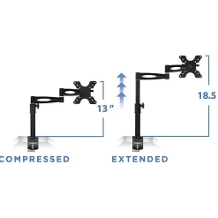 Mount-lt! Adjustable Monitor Arm, Up to 30