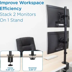 Mount-lt! Adjustable Monitor Mount, Up to 32
