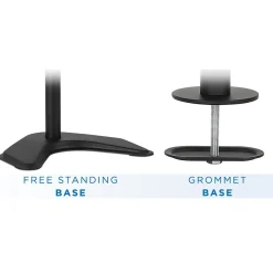 Mount-lt! Adjustable Triple Monitor Stand, Up to 27