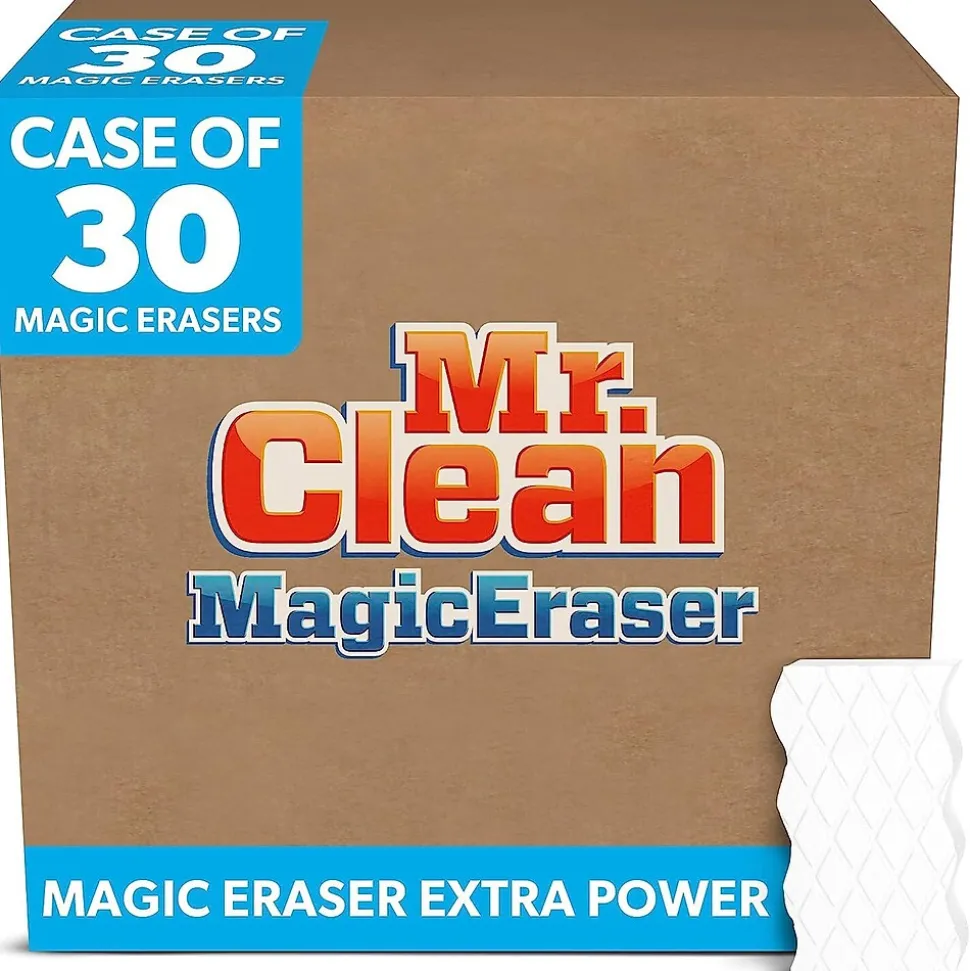 Mr. Clean Professional Magic Eraser Extra Power Disposable Cleaning Pads, 30/Carton (16449)