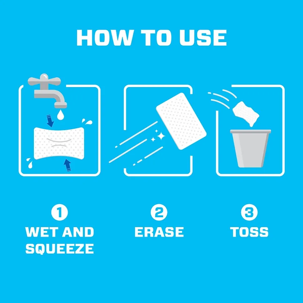 Mr. Clean Professional Magic Eraser Extra Power Disposable Cleaning Pads, 30/Carton (16449)