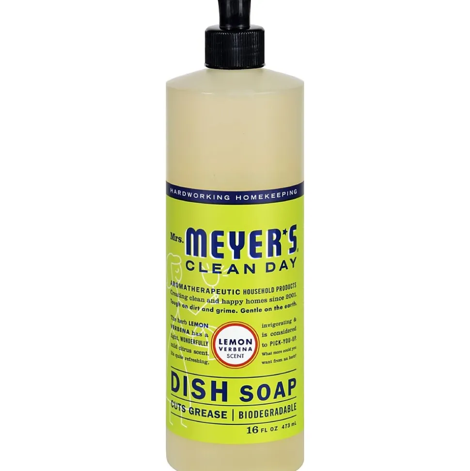 Mrs. Meyer's Liquid Dish Soap, Lemon Verbena, 16 oz. (347635)